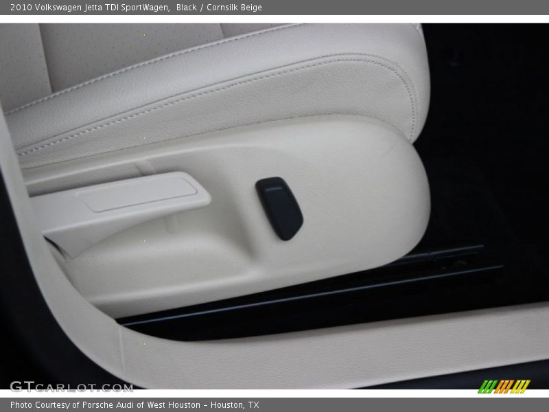 Black / Cornsilk Beige 2010 Volkswagen Jetta TDI SportWagen