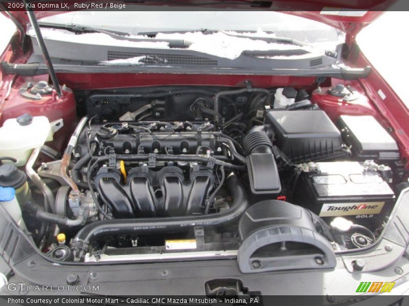 Ruby Red / Beige 2009 Kia Optima LX