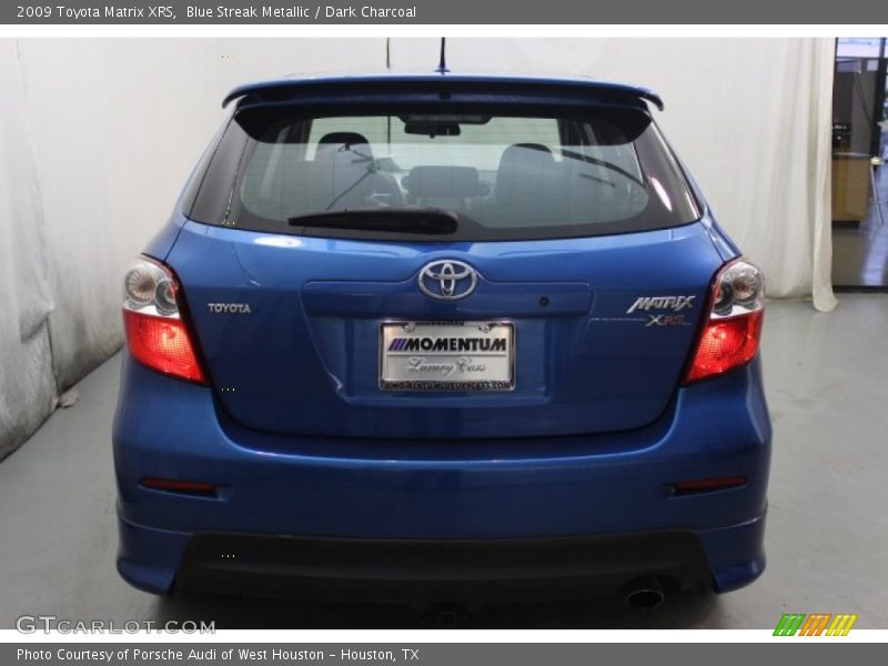 Blue Streak Metallic / Dark Charcoal 2009 Toyota Matrix XRS