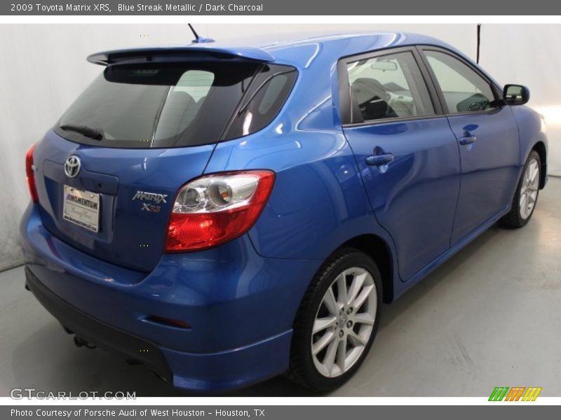 Blue Streak Metallic / Dark Charcoal 2009 Toyota Matrix XRS