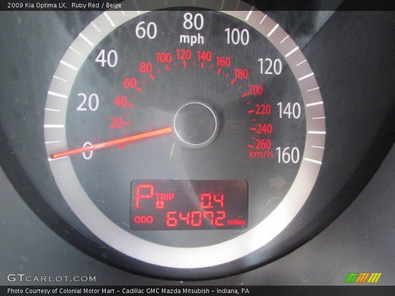 Ruby Red / Beige 2009 Kia Optima LX