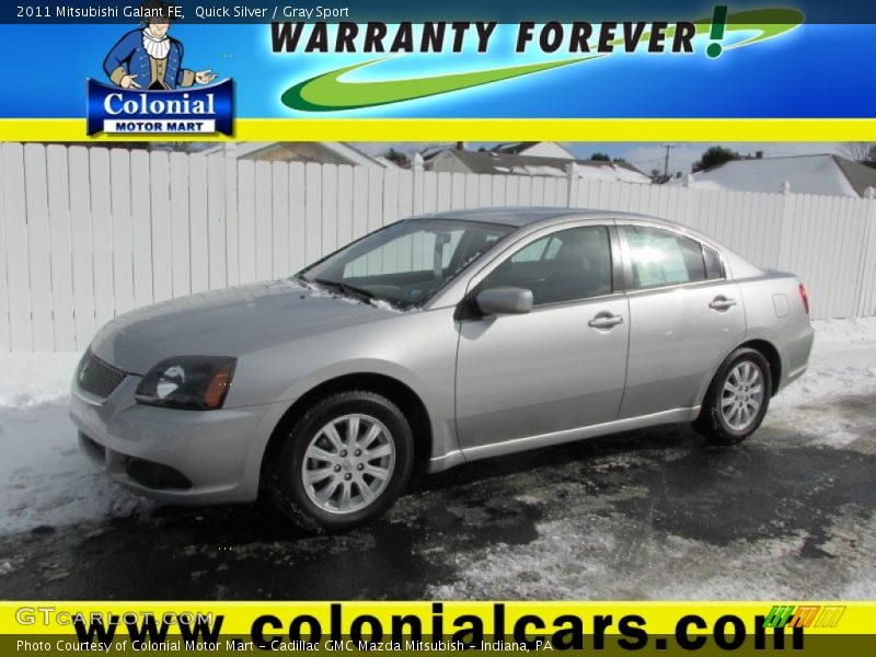 Quick Silver / Gray Sport 2011 Mitsubishi Galant FE