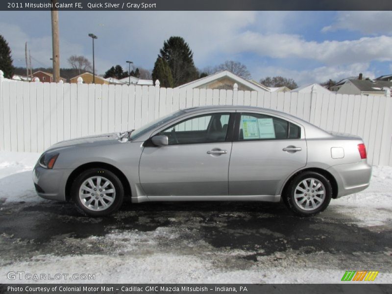 Quick Silver / Gray Sport 2011 Mitsubishi Galant FE