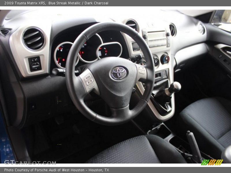 Blue Streak Metallic / Dark Charcoal 2009 Toyota Matrix XRS