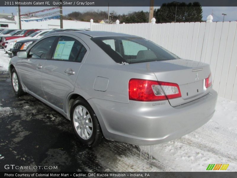 Quick Silver / Gray Sport 2011 Mitsubishi Galant FE