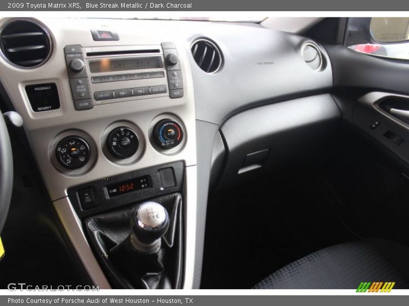 Blue Streak Metallic / Dark Charcoal 2009 Toyota Matrix XRS