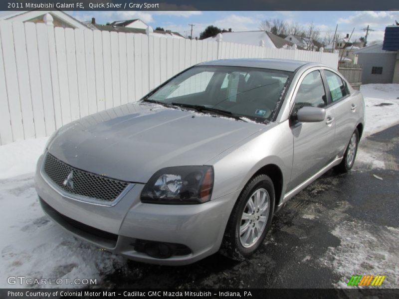 Front 3/4 View of 2011 Galant FE