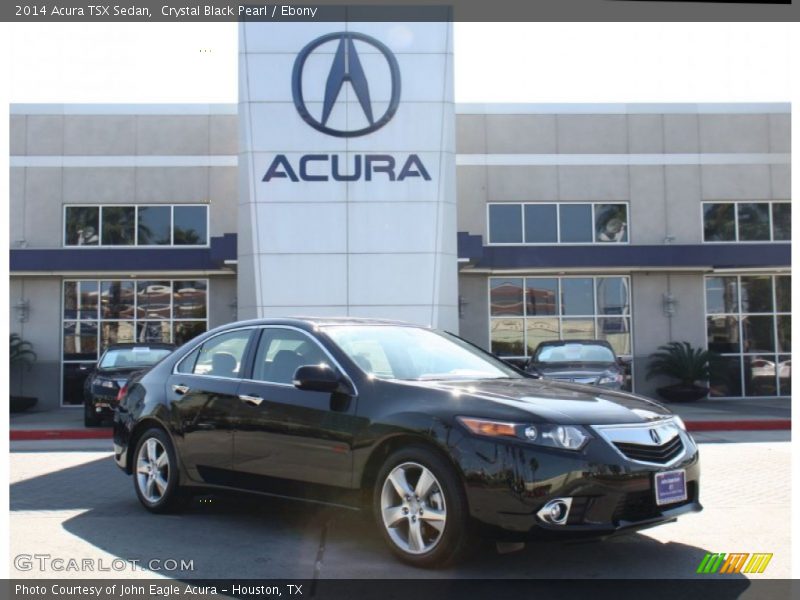 Crystal Black Pearl / Ebony 2014 Acura TSX Sedan