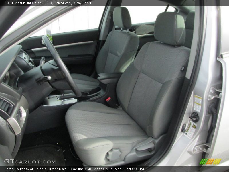 Front Seat of 2011 Galant FE