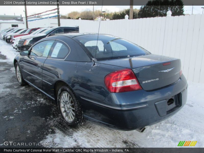 Deep Blue Pearl / Black 2004 Chrysler Sebring Limited Coupe