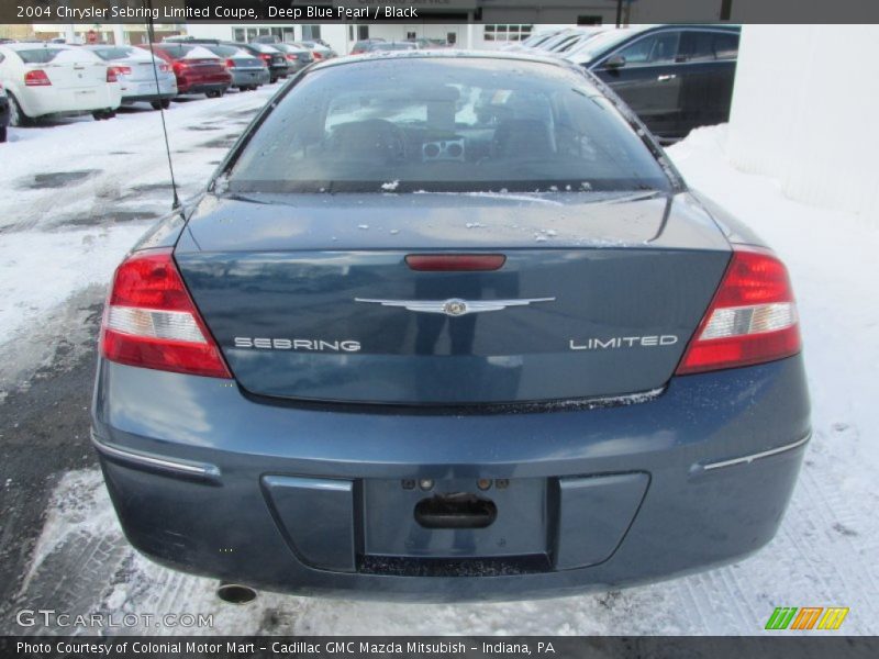 Deep Blue Pearl / Black 2004 Chrysler Sebring Limited Coupe