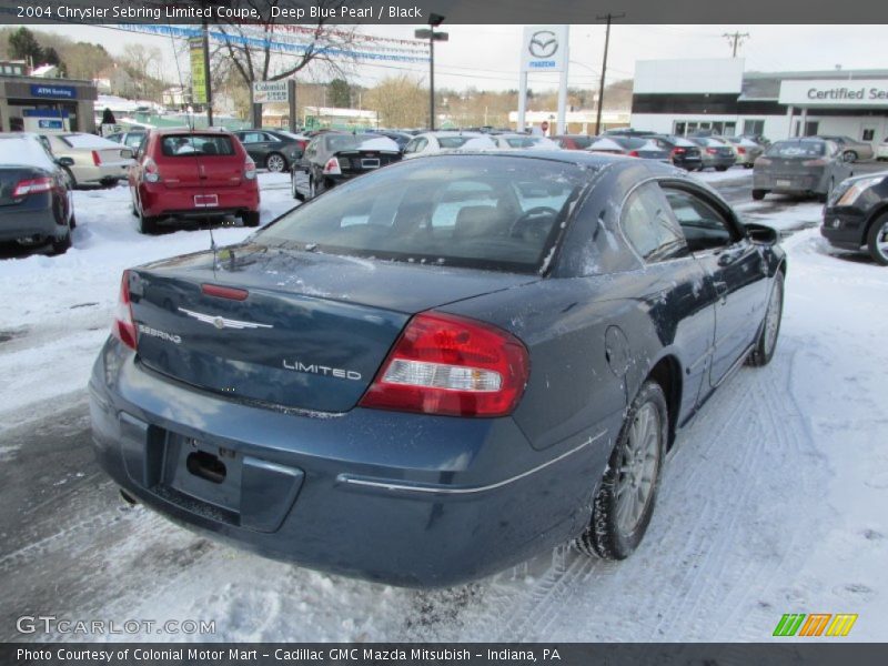 Deep Blue Pearl / Black 2004 Chrysler Sebring Limited Coupe