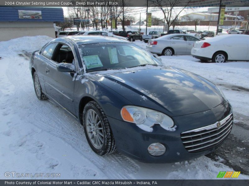 Deep Blue Pearl / Black 2004 Chrysler Sebring Limited Coupe