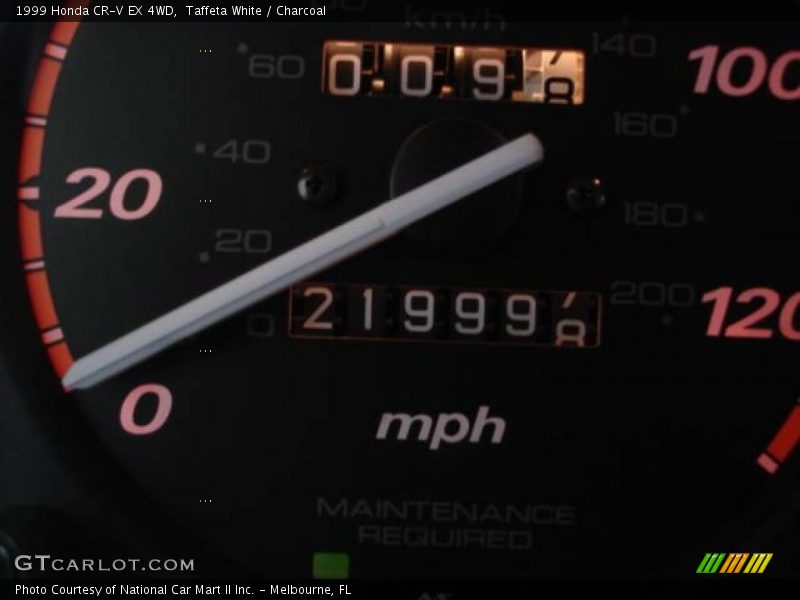 Taffeta White / Charcoal 1999 Honda CR-V EX 4WD