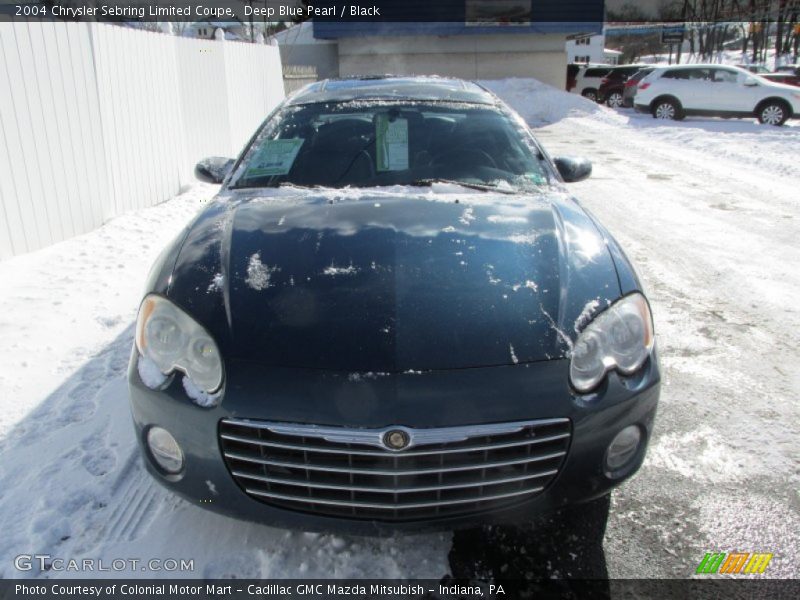 Deep Blue Pearl / Black 2004 Chrysler Sebring Limited Coupe