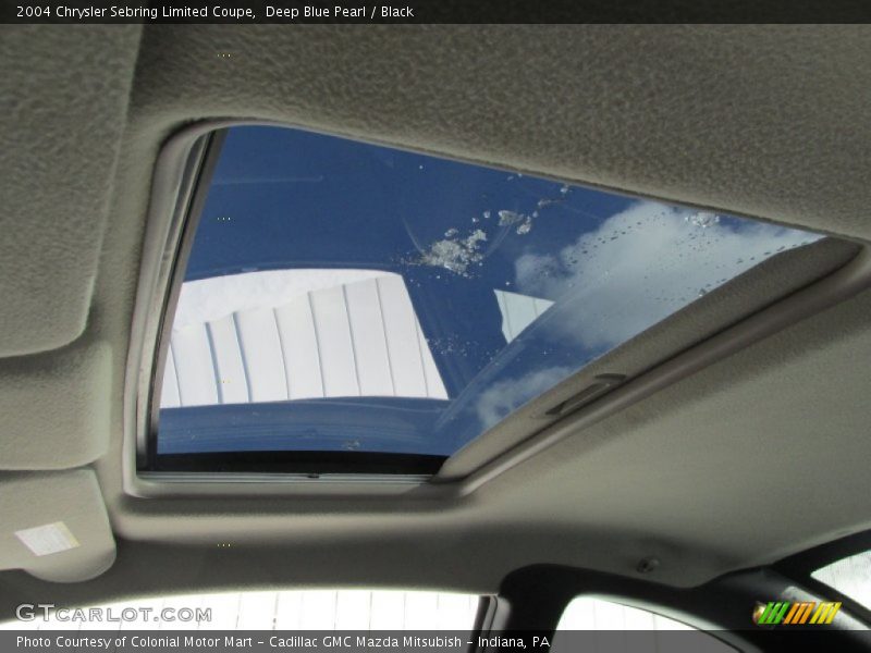 Deep Blue Pearl / Black 2004 Chrysler Sebring Limited Coupe