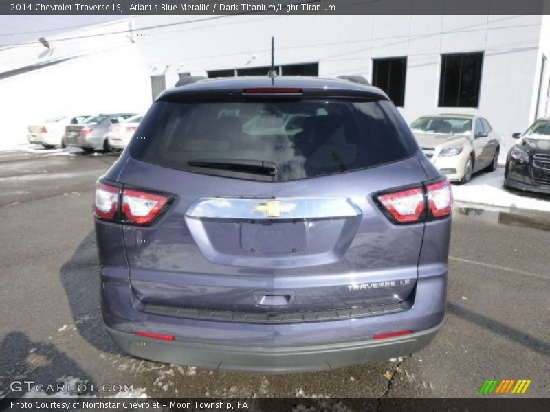 Atlantis Blue Metallic / Dark Titanium/Light Titanium 2014 Chevrolet Traverse LS