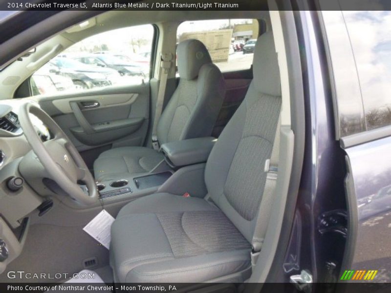 Atlantis Blue Metallic / Dark Titanium/Light Titanium 2014 Chevrolet Traverse LS