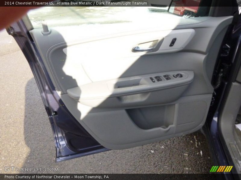 Atlantis Blue Metallic / Dark Titanium/Light Titanium 2014 Chevrolet Traverse LS