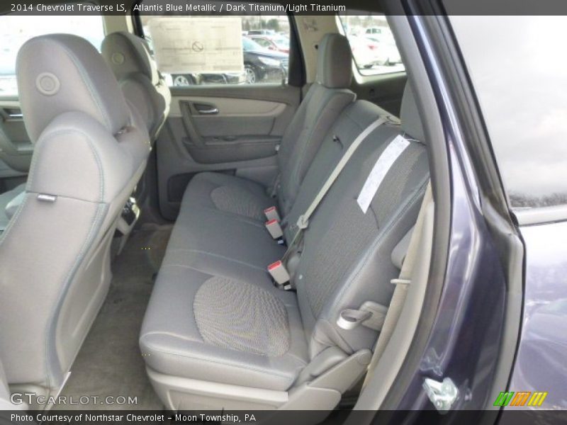 Atlantis Blue Metallic / Dark Titanium/Light Titanium 2014 Chevrolet Traverse LS