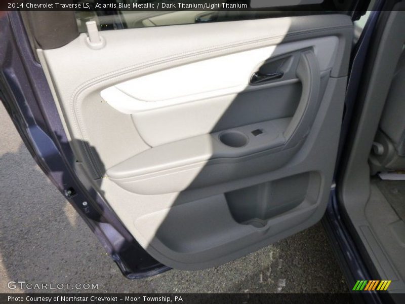 Atlantis Blue Metallic / Dark Titanium/Light Titanium 2014 Chevrolet Traverse LS