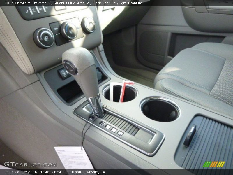 Atlantis Blue Metallic / Dark Titanium/Light Titanium 2014 Chevrolet Traverse LS