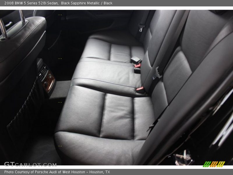 Black Sapphire Metallic / Black 2008 BMW 5 Series 528i Sedan