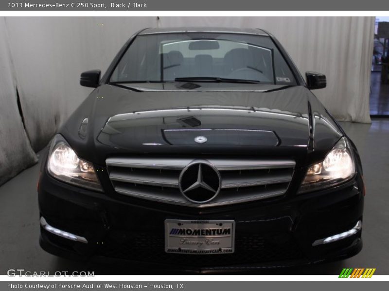 Black / Black 2013 Mercedes-Benz C 250 Sport