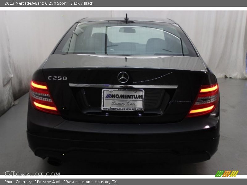 Black / Black 2013 Mercedes-Benz C 250 Sport