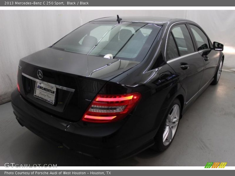 Black / Black 2013 Mercedes-Benz C 250 Sport