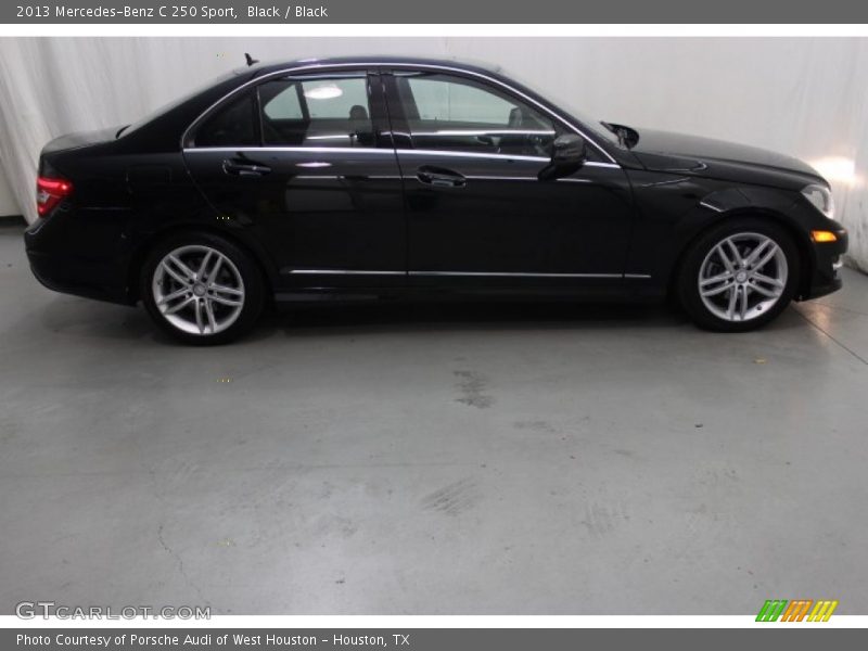 Black / Black 2013 Mercedes-Benz C 250 Sport