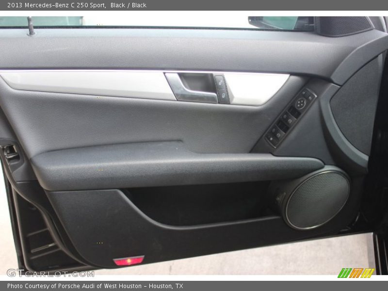 Black / Black 2013 Mercedes-Benz C 250 Sport