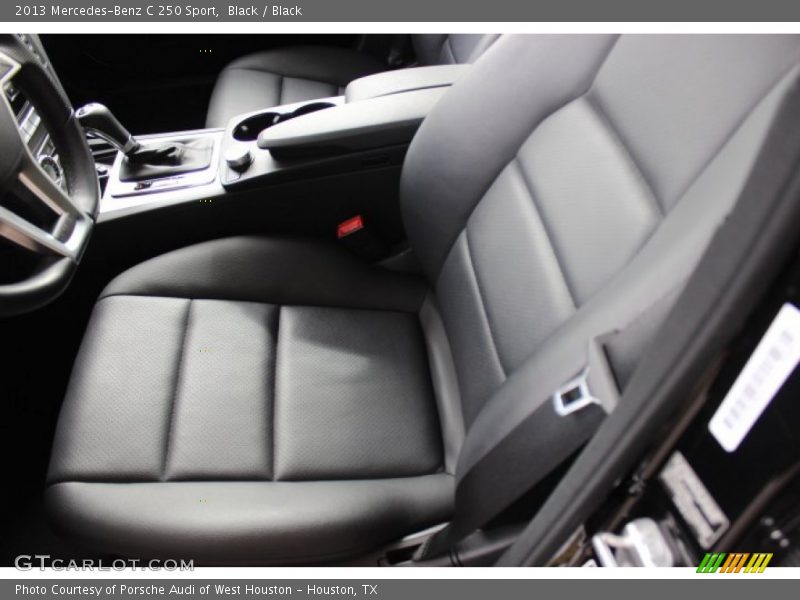 Black / Black 2013 Mercedes-Benz C 250 Sport