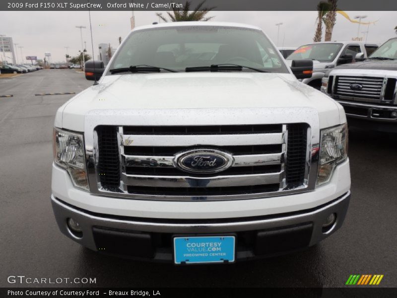 Oxford White / Camel/Tan 2009 Ford F150 XLT SuperCrew