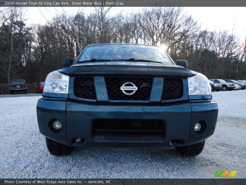 Deep Water Blue / Steel Gray 2006 Nissan Titan SE King Cab 4x4