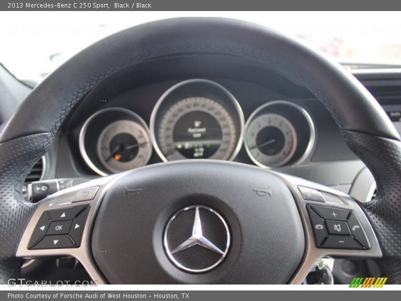Black / Black 2013 Mercedes-Benz C 250 Sport