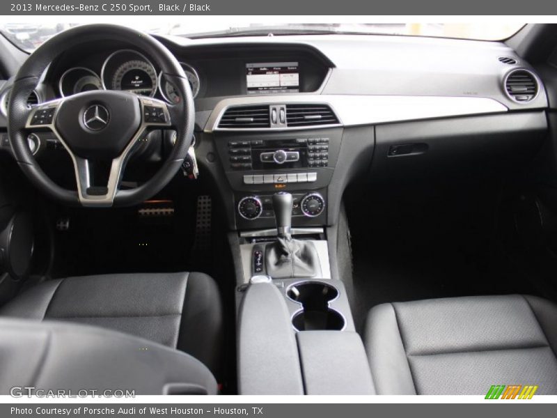 Black / Black 2013 Mercedes-Benz C 250 Sport