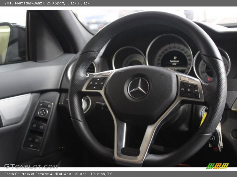 Black / Black 2013 Mercedes-Benz C 250 Sport