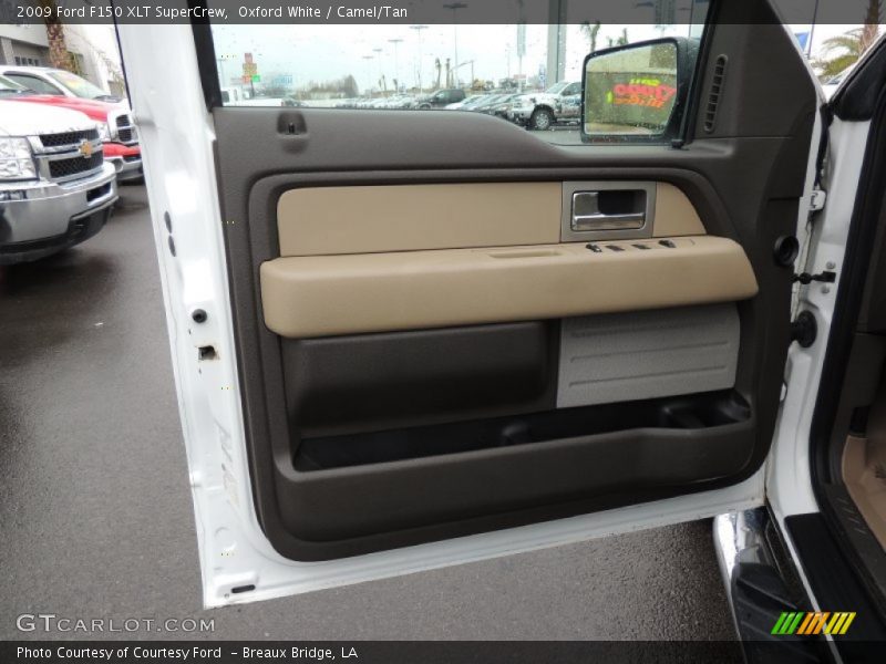 Oxford White / Camel/Tan 2009 Ford F150 XLT SuperCrew