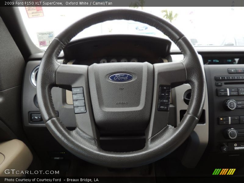 Oxford White / Camel/Tan 2009 Ford F150 XLT SuperCrew
