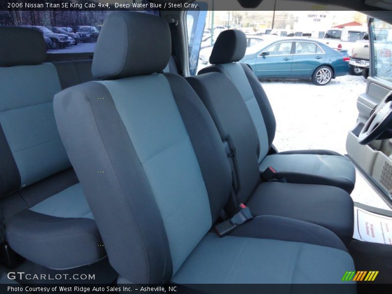 Deep Water Blue / Steel Gray 2006 Nissan Titan SE King Cab 4x4