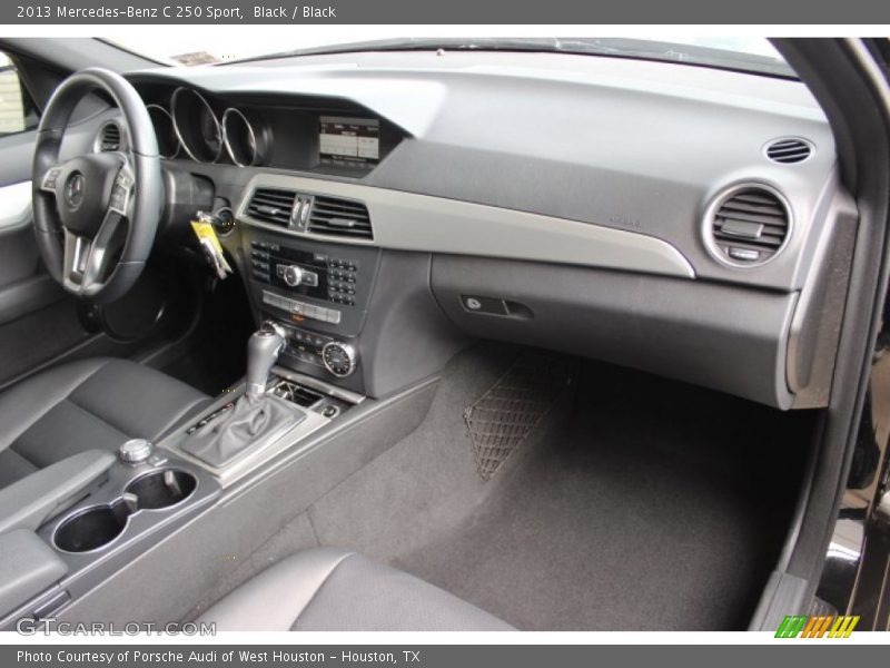 Black / Black 2013 Mercedes-Benz C 250 Sport