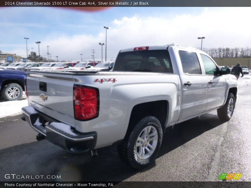 Silver Ice Metallic / Jet Black 2014 Chevrolet Silverado 1500 LT Crew Cab 4x4