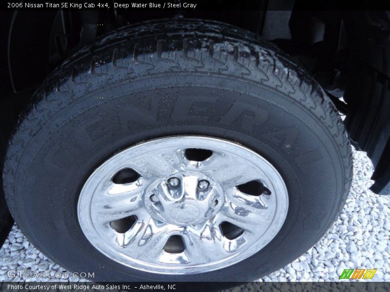 Deep Water Blue / Steel Gray 2006 Nissan Titan SE King Cab 4x4