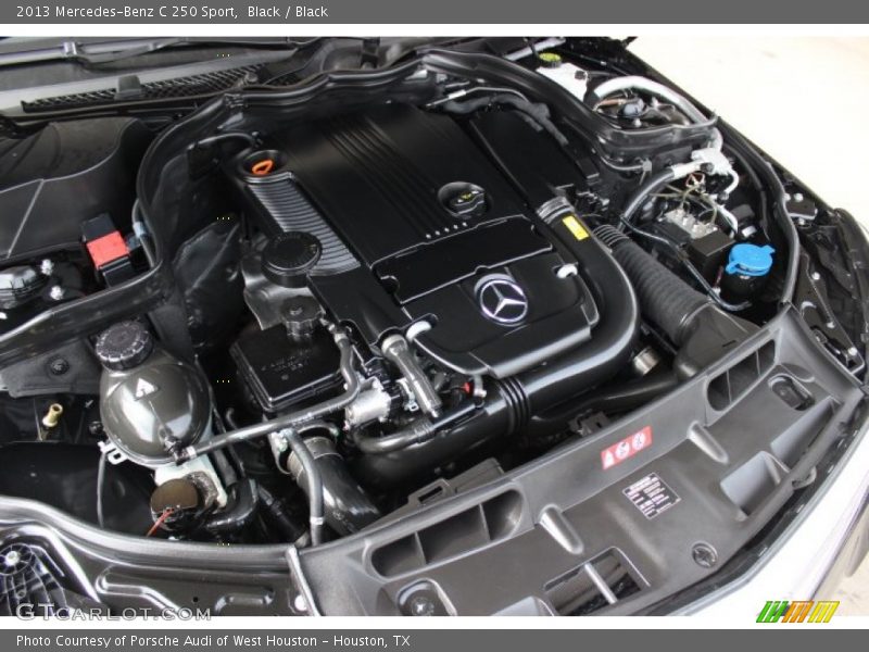 Black / Black 2013 Mercedes-Benz C 250 Sport