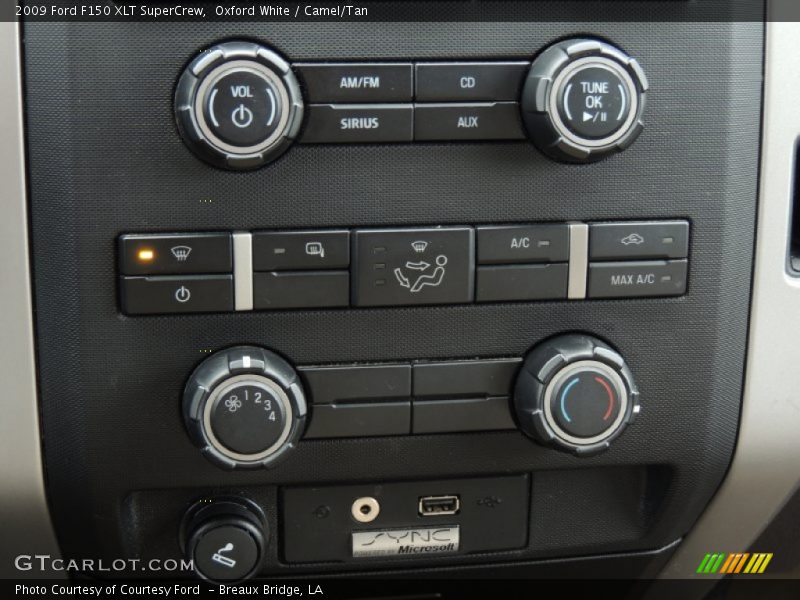 Oxford White / Camel/Tan 2009 Ford F150 XLT SuperCrew