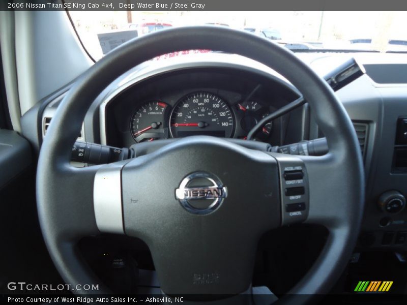 Deep Water Blue / Steel Gray 2006 Nissan Titan SE King Cab 4x4
