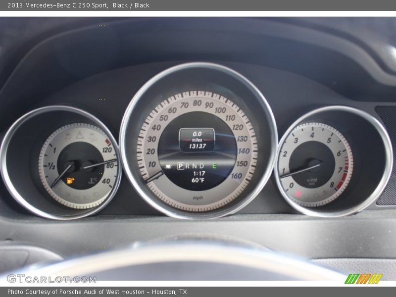 Black / Black 2013 Mercedes-Benz C 250 Sport