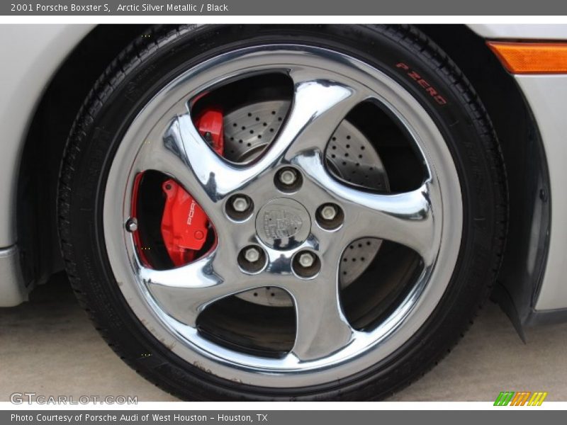 Arctic Silver Metallic / Black 2001 Porsche Boxster S