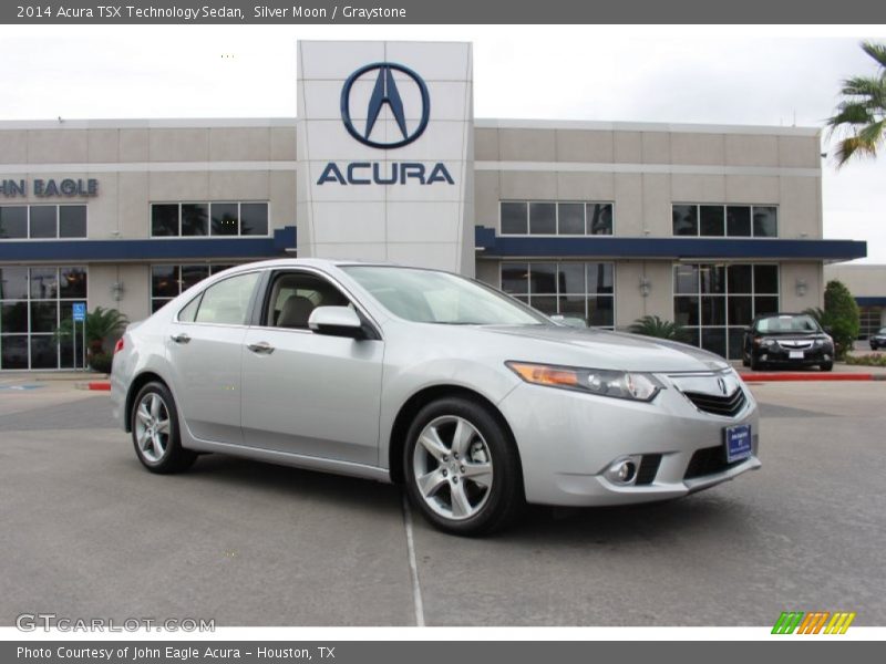 Silver Moon / Graystone 2014 Acura TSX Technology Sedan